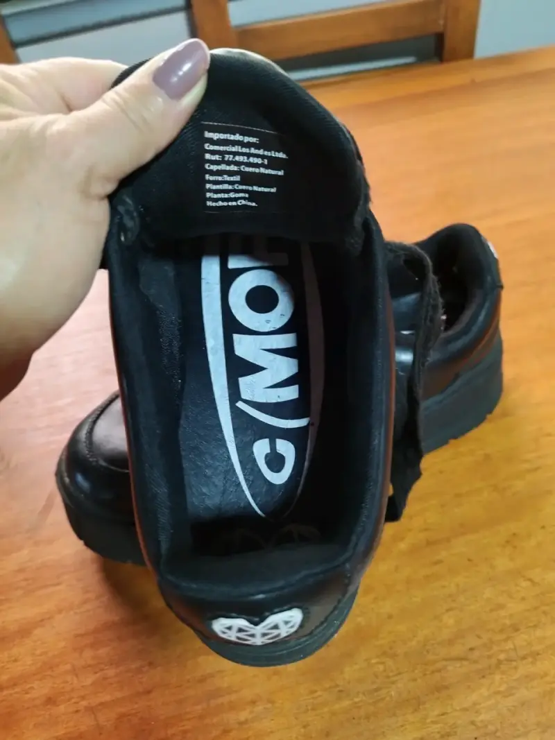 Zapatos negros de cuero talla 39 -40 - 1