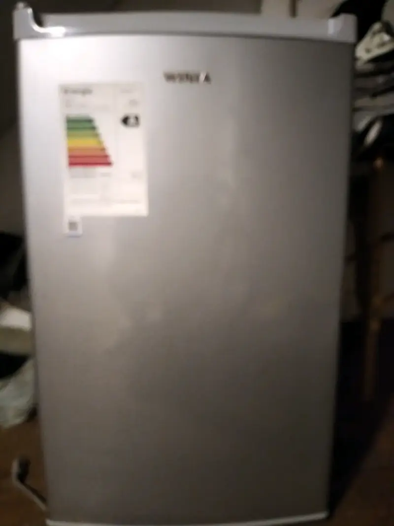 Refrigerador pequeño Wurla plateado - 1
