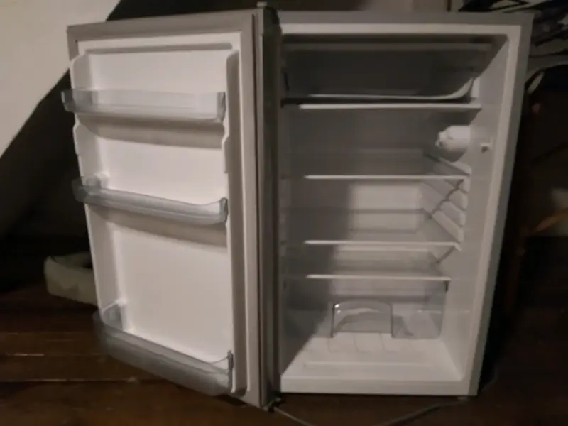 Refrigerador pequeño Wurla plateado - 3