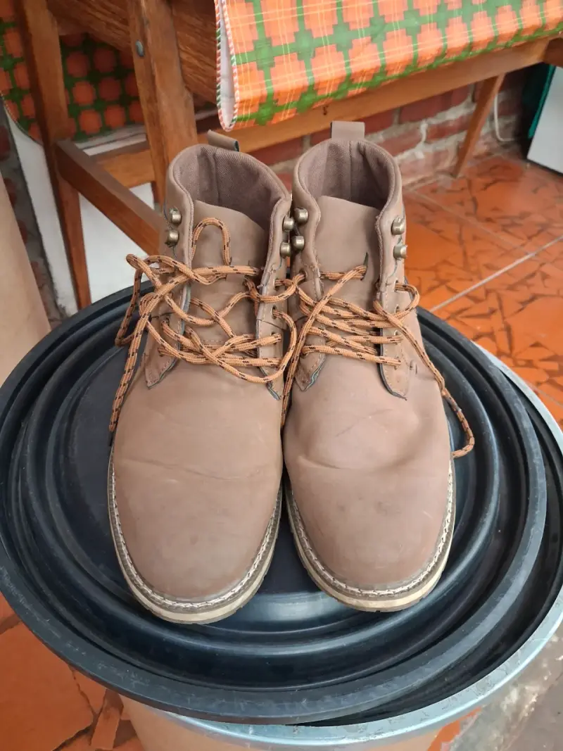 Botas de semi cuero marrón - 1