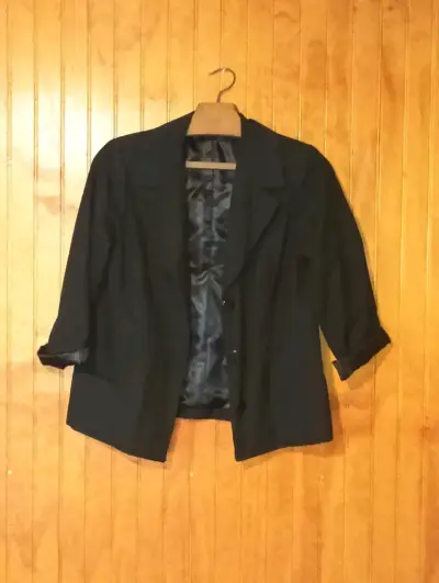 Blazer negro elegante - miniatura 1