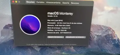 Mac Mini plateado en buen estado - miniatura 2