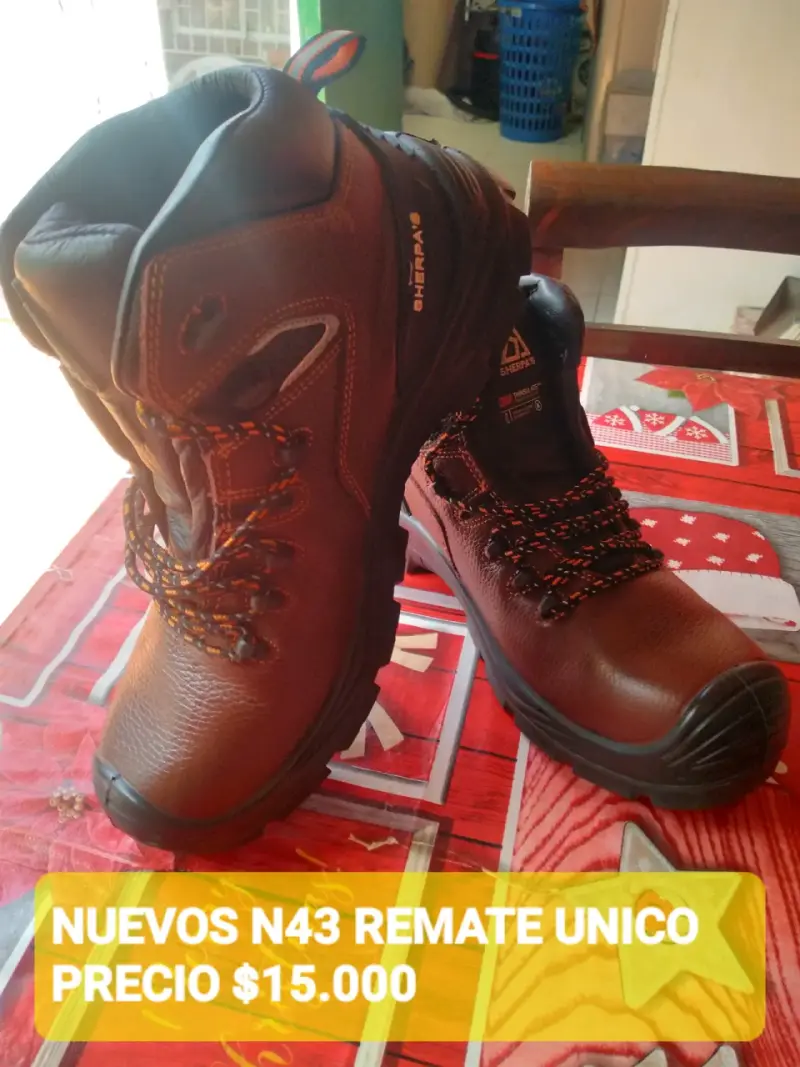 Botas de seguridad marrones marca Scherpas - 3