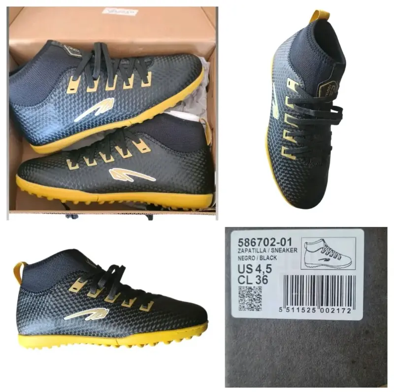 Zapatillas de futbol negras talla 36 - 1
