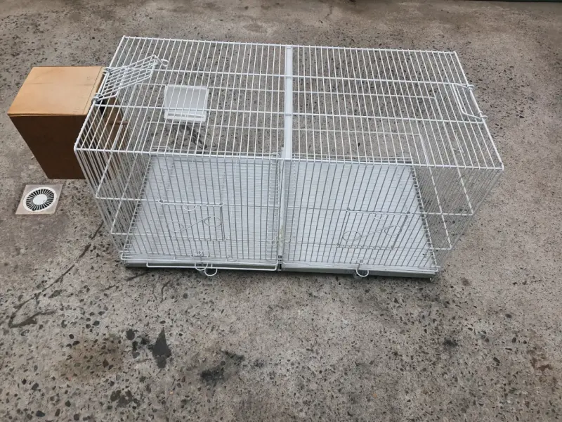 Jaula para pajaritos o conejo. - 4
