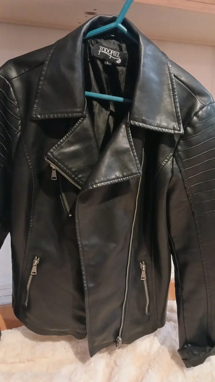 Chaqueta de ecocuero todo piel - 1