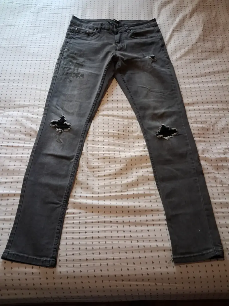 Jeans colores varios rotos para hombre - 1