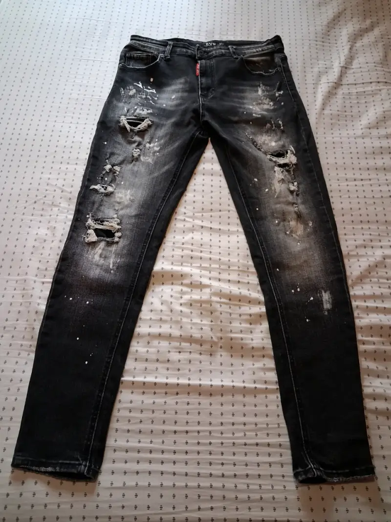 Jeans colores varios rotos para hombre - 2