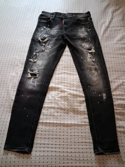 Jeans colores varios rotos para hombre - miniatura 2