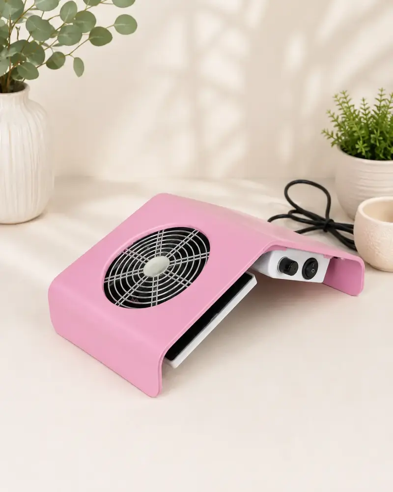 Aspirador de Polvo para Uñas Rosado