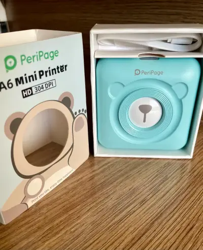 MINI IMPRESORA TÉRMICA PERIPAGE A6, BLUETOOTH, 304 - miniatura 3