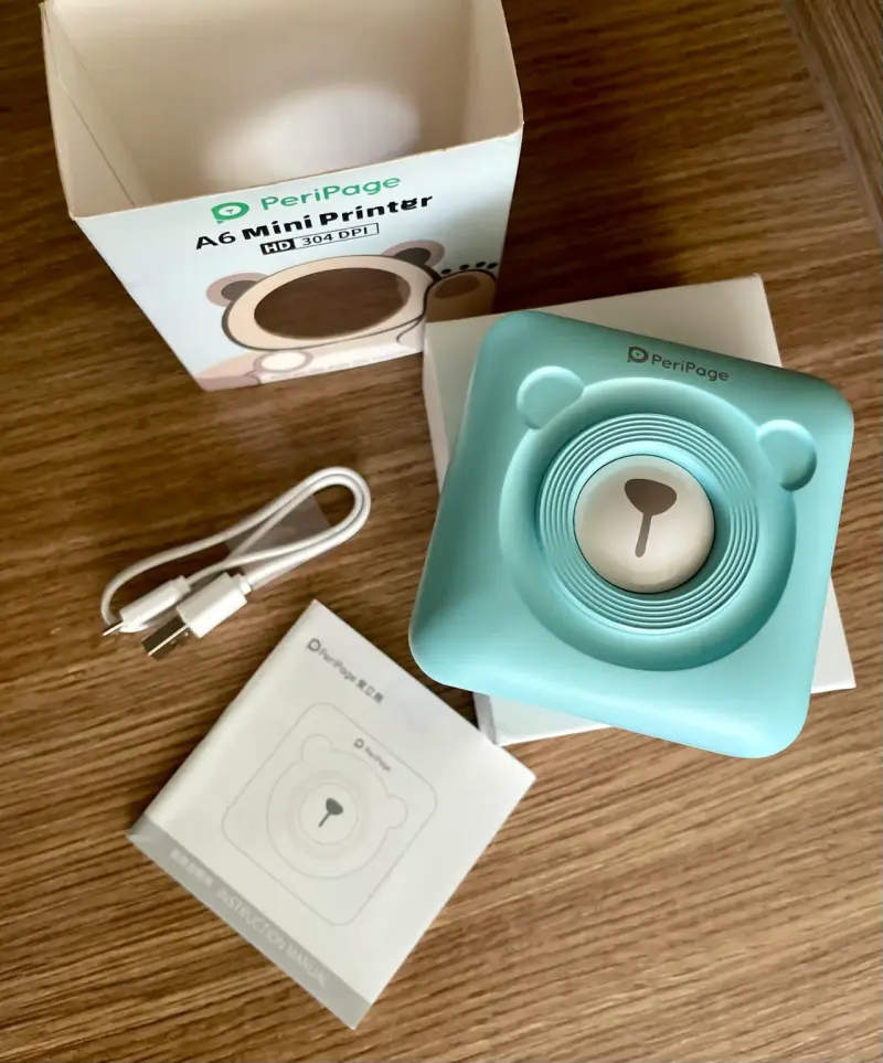 MINI IMPRESORA TÉRMICA PERIPAGE A6, BLUETOOTH, 304 - 4