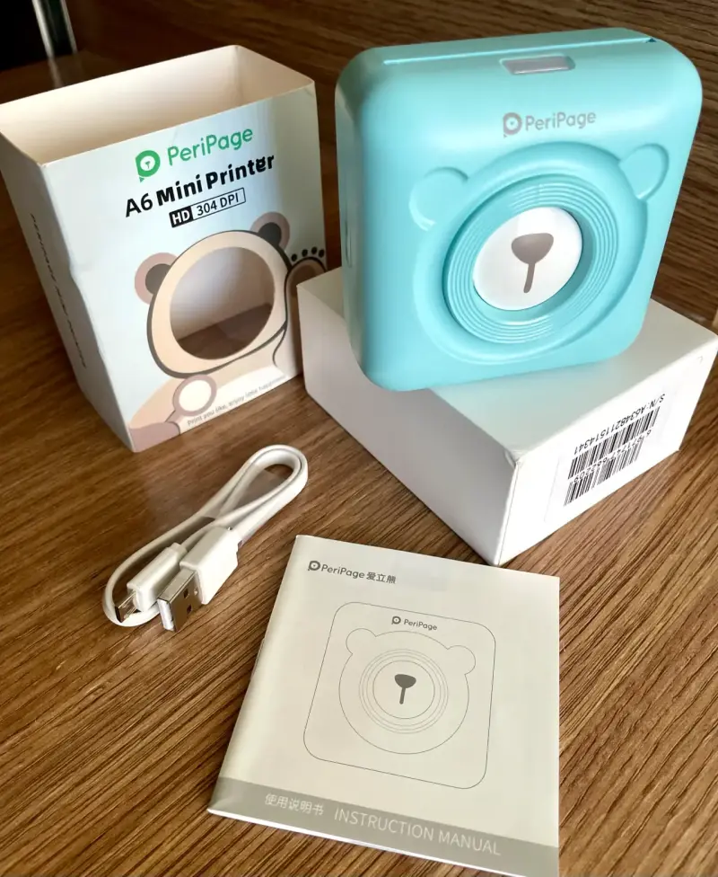 MINI IMPRESORA TÉRMICA PERIPAGE A6, BLUETOOTH, 304 - 5