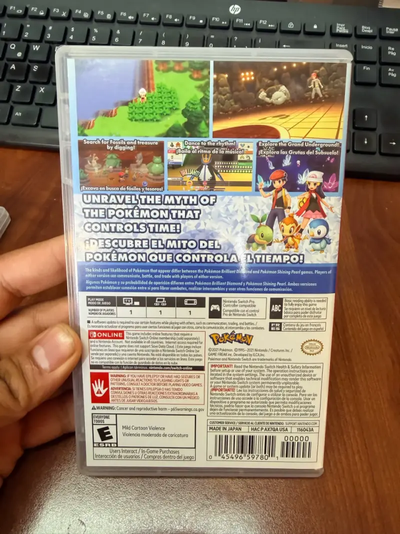 Juego Pokémon Diamante Brillante Switch - 5