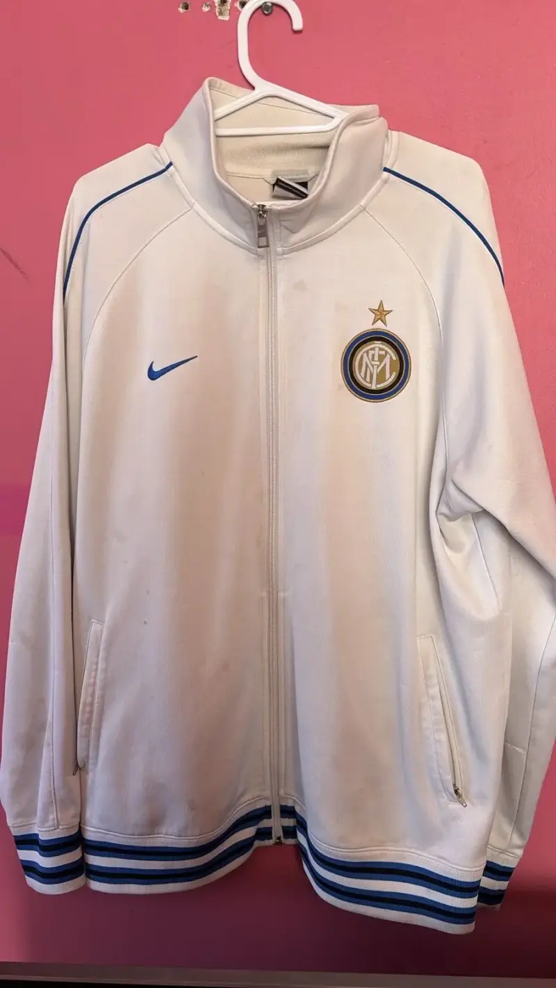 Chaqueta deportiva blanca Nike - 1