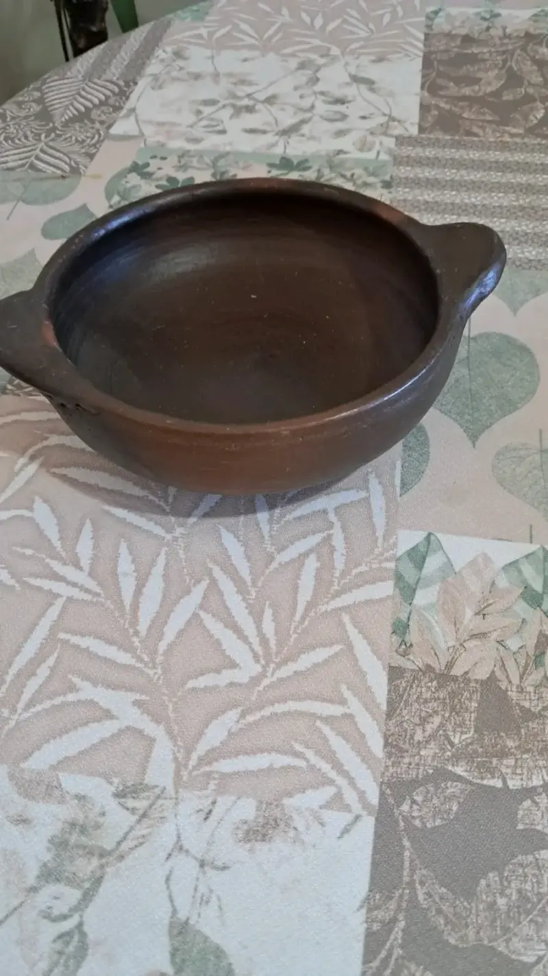 Paila de greda tradicional