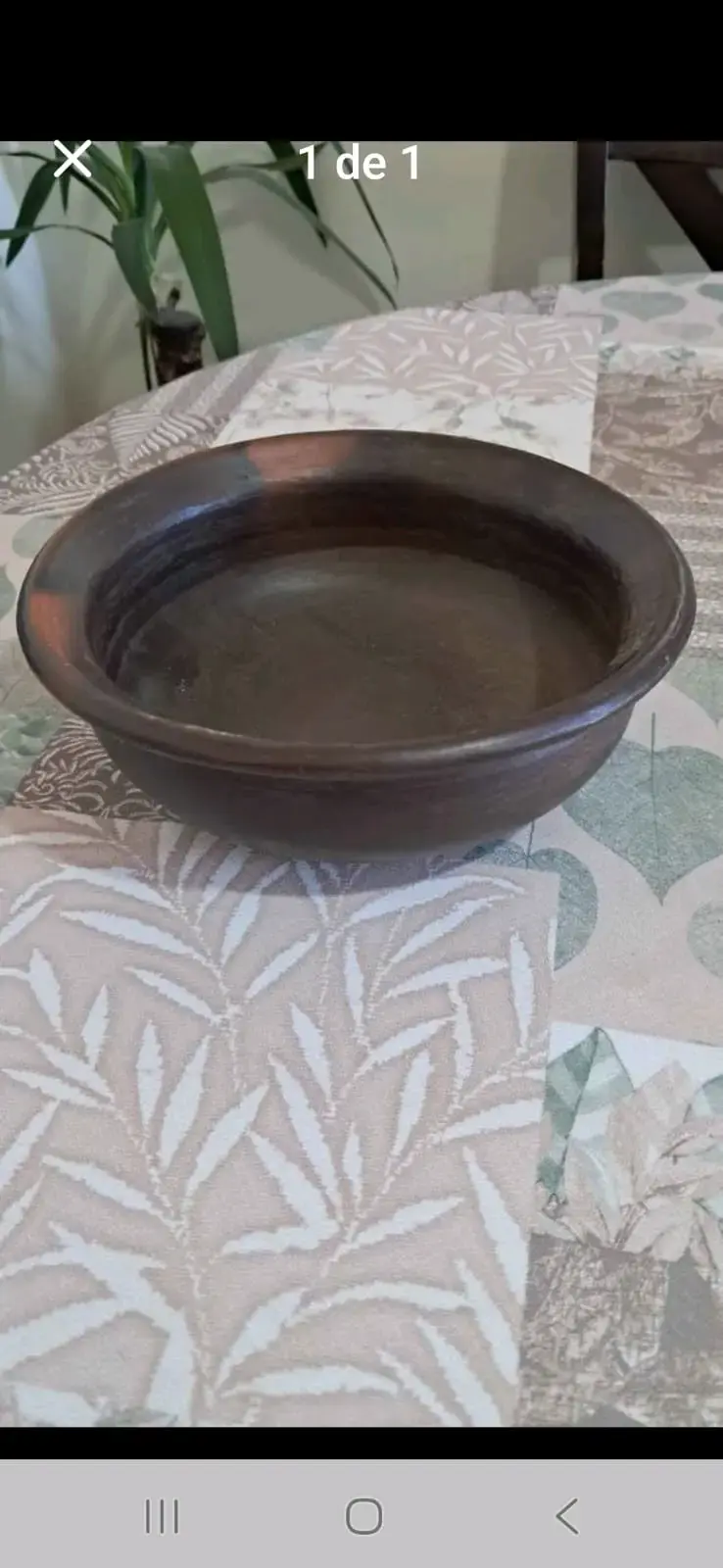 Paila de greda artesanal