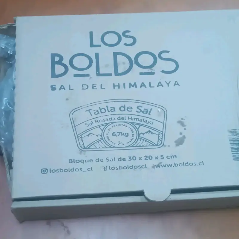 Tabla de sal rosada del Himalaya - 1
