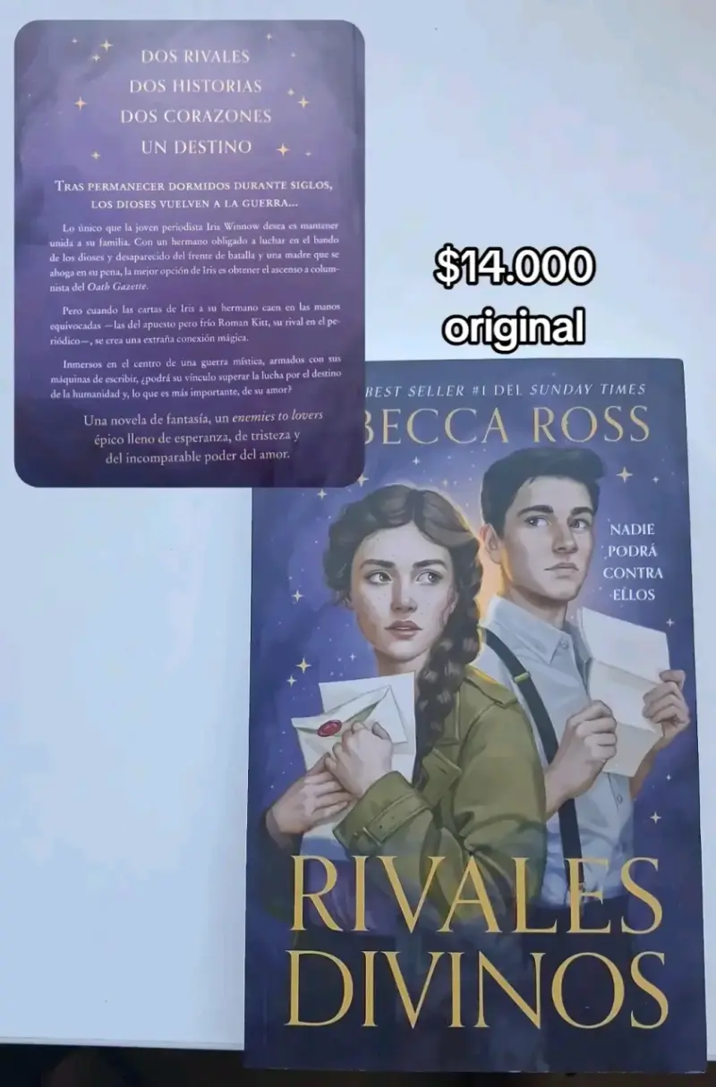 Libro 'Rivales Divinos' Rebecca Ross