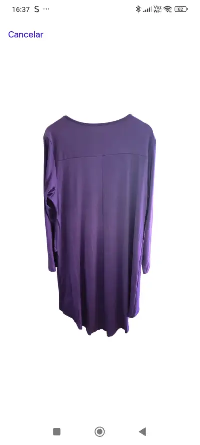 Vestido morado holgado - miniatura 2