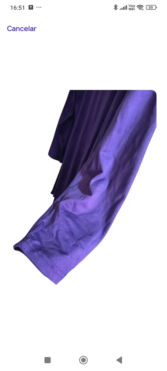 Vestido morado holgado - 3