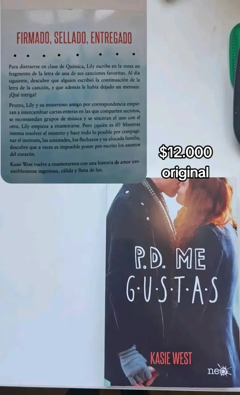 Libro 'P.D. Me Gustas' por Kasie West