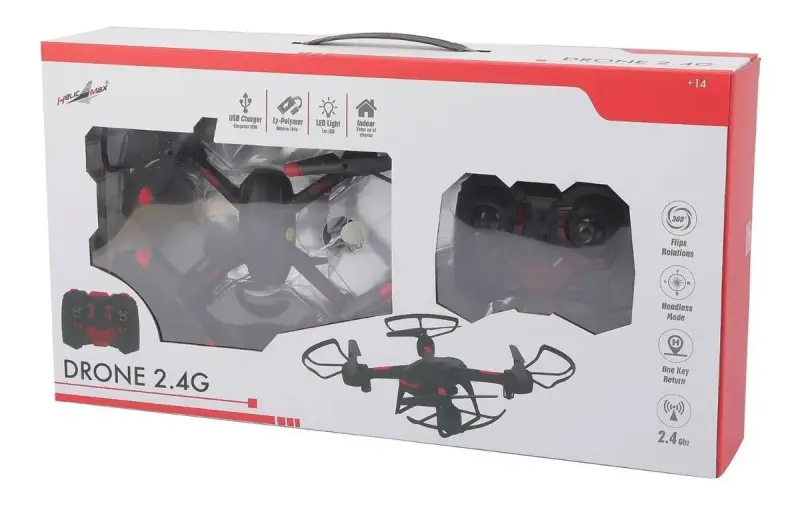Drone con luz juguete para niños helic max negro - 2