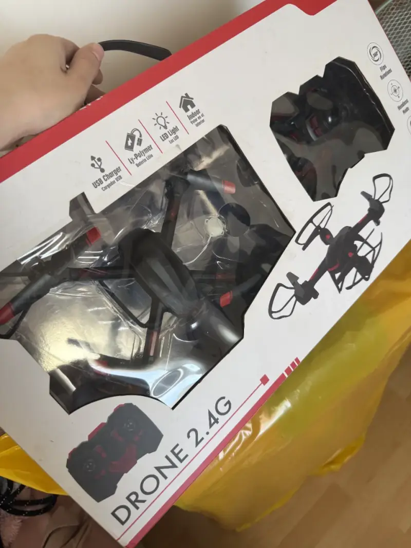 Drone con luz juguete para niños helic max negro - 4