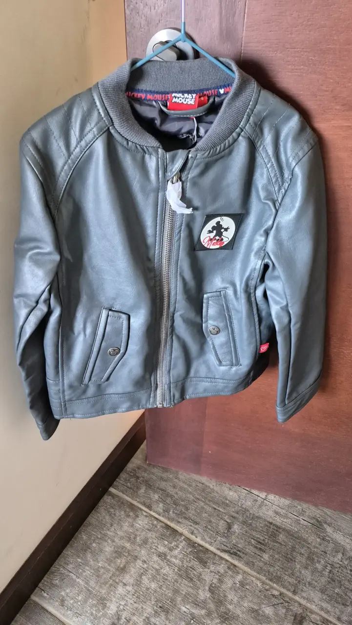 Chaqueta infantil Mickey Mouse gris