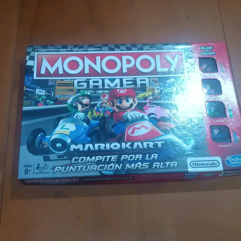 Juego de mesa Monopoly Gamer Mario Kart