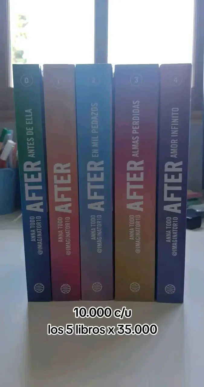 Set de 5 libros 'After'