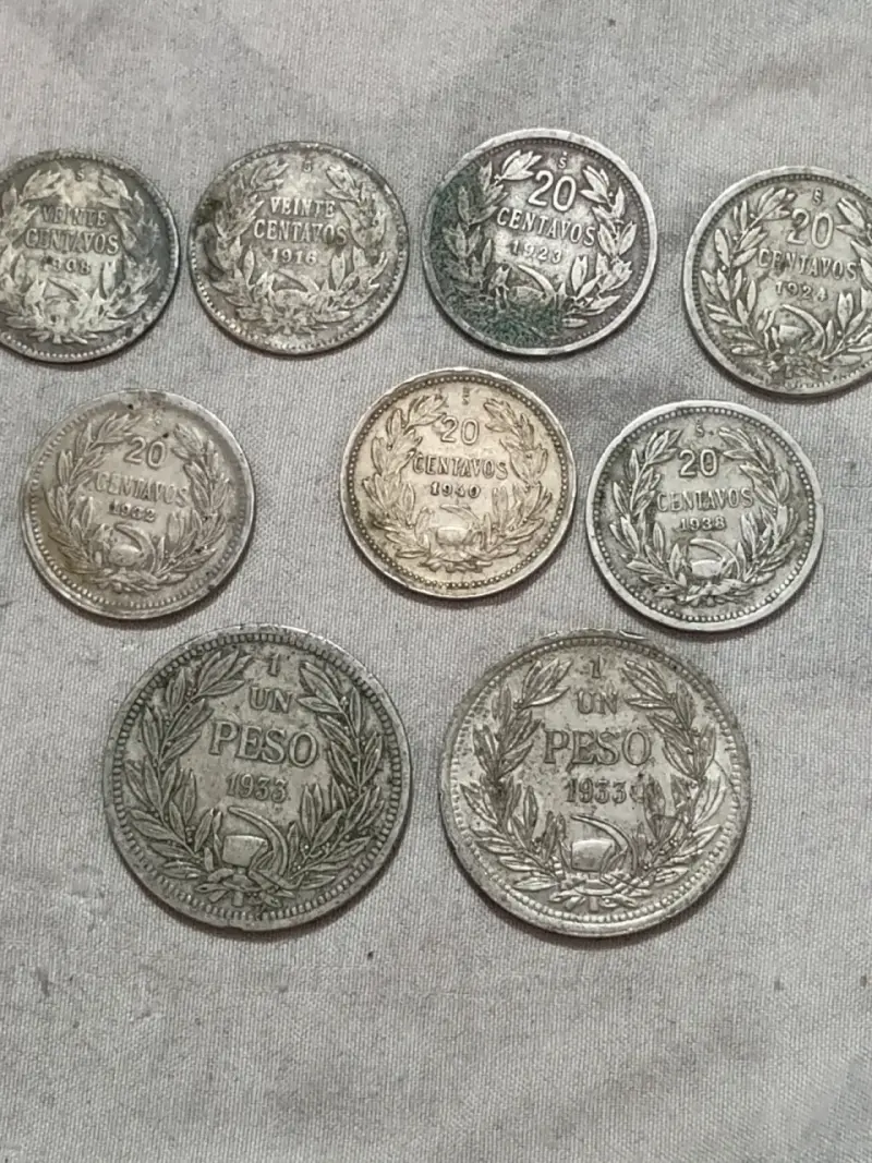 Monedas antiguas chilenas colección - 2