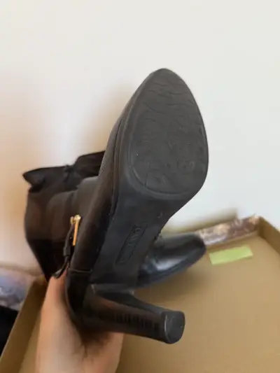 Botines de cuero negros - miniatura 5