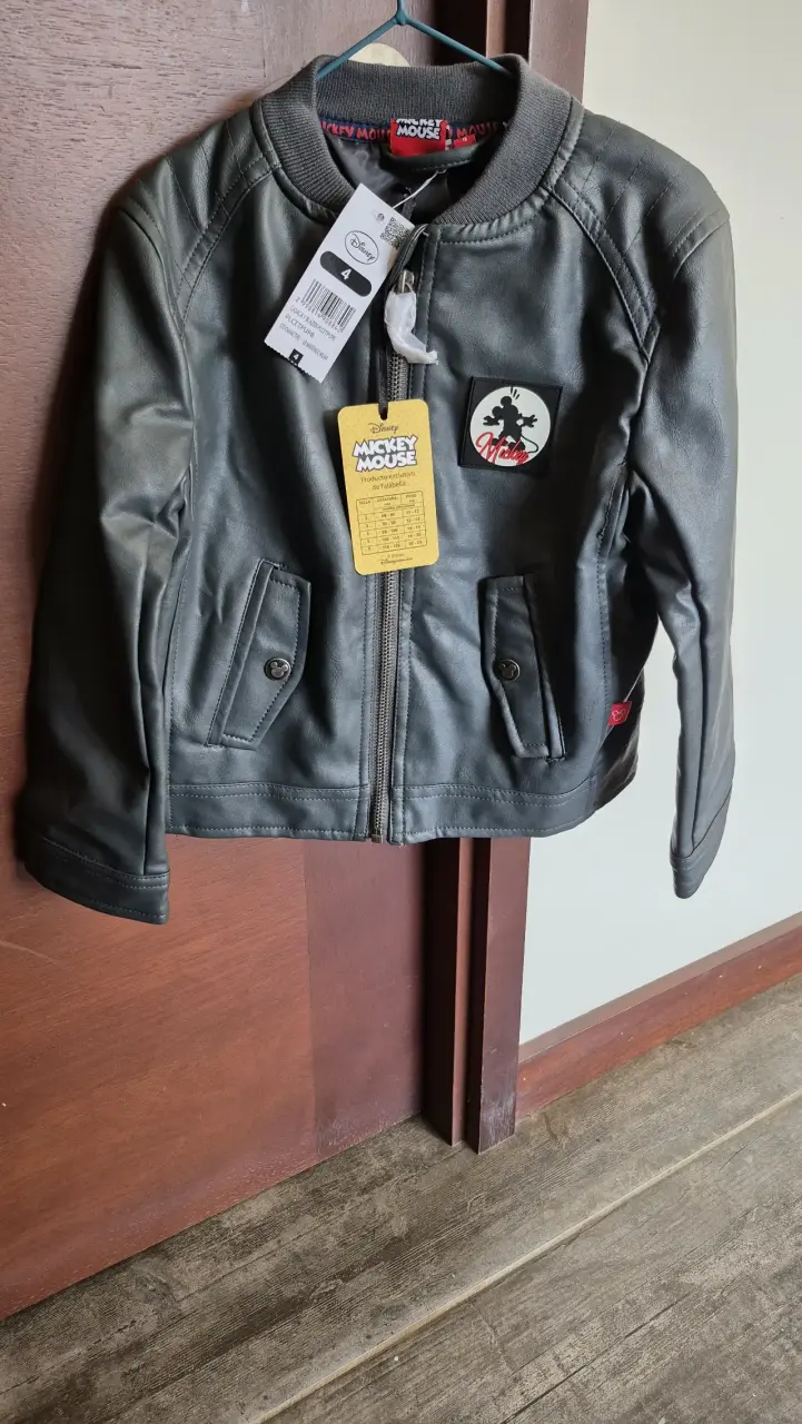 Chaqueta infantil Mickey Mouse gris - 1