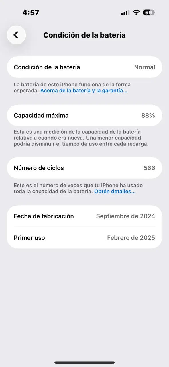 iPhone gris oscuro en buen estado - 4