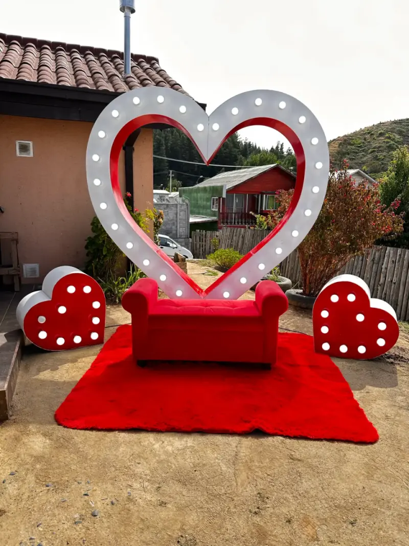 Set de corazón decorativo grande 2.5