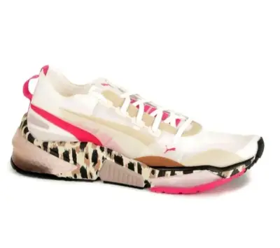 Zapatillas puma deportivas en blanco y rosa - miniatura 1
