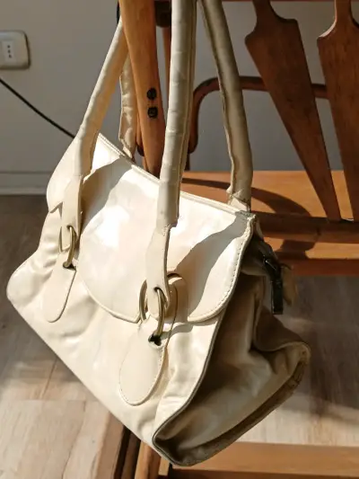 Cartera beige elegante - miniatura 4