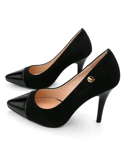 Zapatos negros de tacón alto - miniatura 1