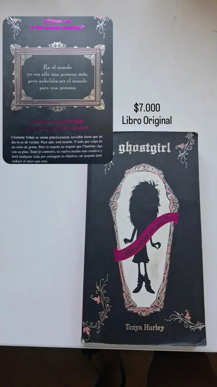Libro Ghostgirl de Tonya Hurley
