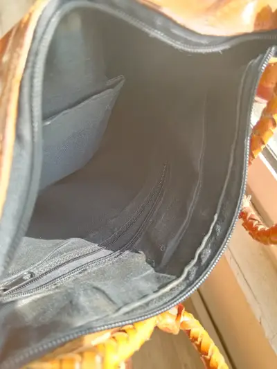 Cartera cuero naranja - miniatura 6
