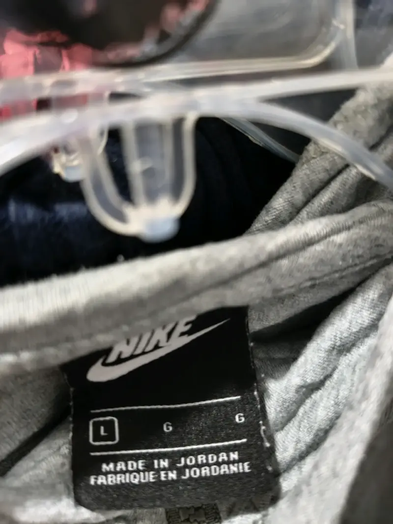 Polerón Nike gris con cierre - 2