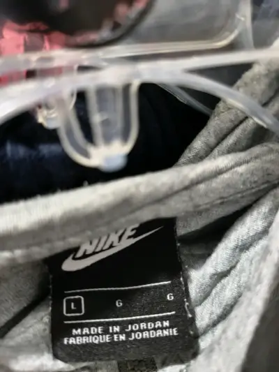 Polerón Nike gris con cierre - miniatura 2