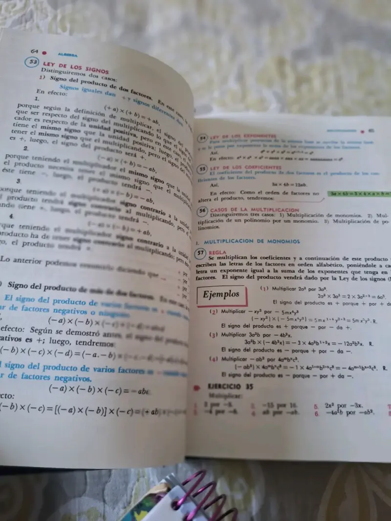 Libro Álgebra de Baldor - 2