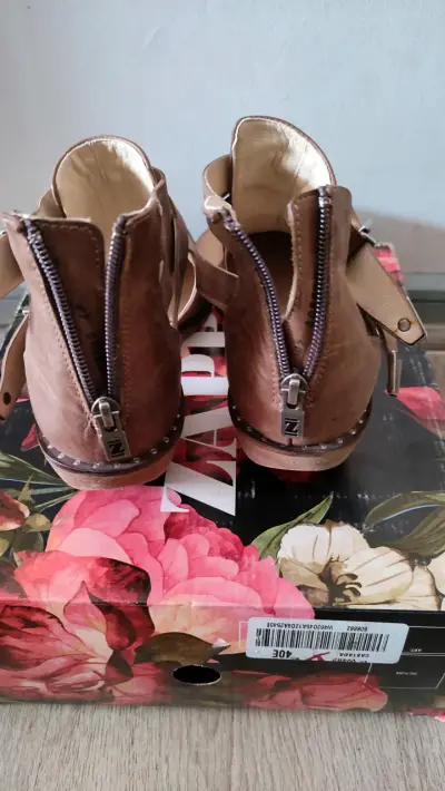 Botines marrones de cuero Zappa - miniatura 2