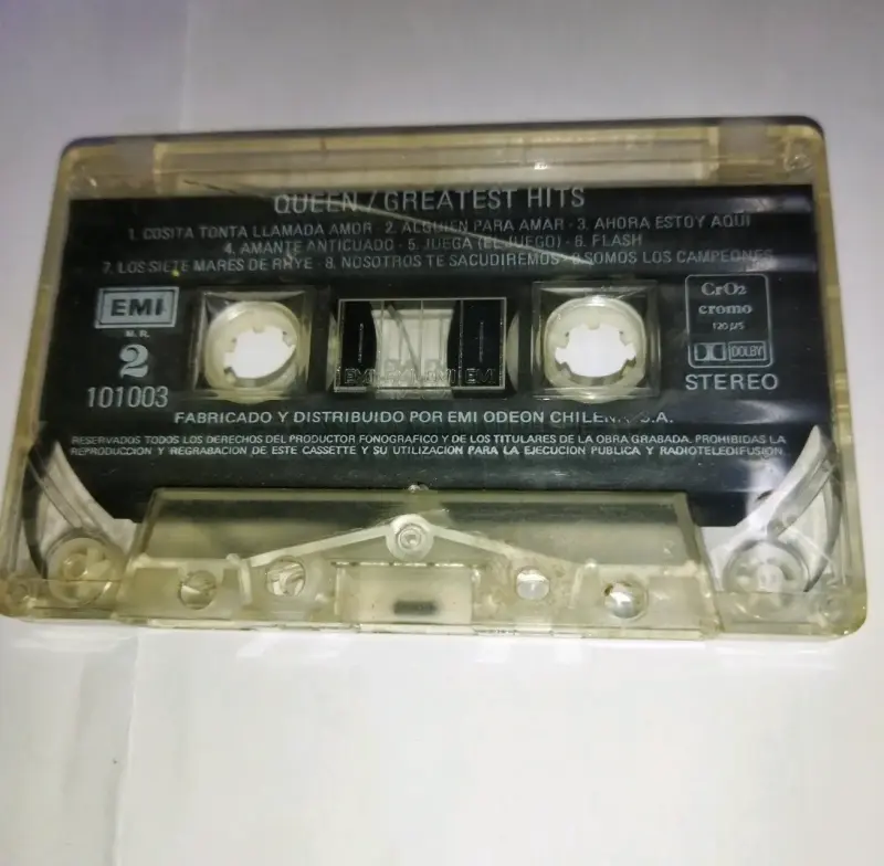 Cassette Queen - Greatest Hits cinta de cromo - 3