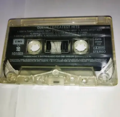 Cassette Queen - Greatest Hits cinta de cromo - miniatura 3