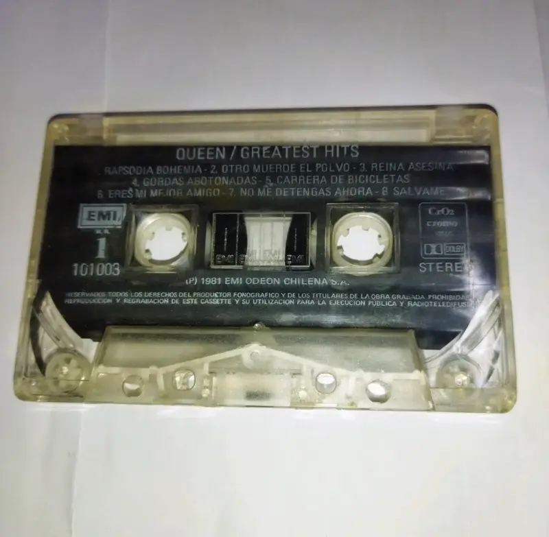 Cassette Queen - Greatest Hits cinta de cromo - 5