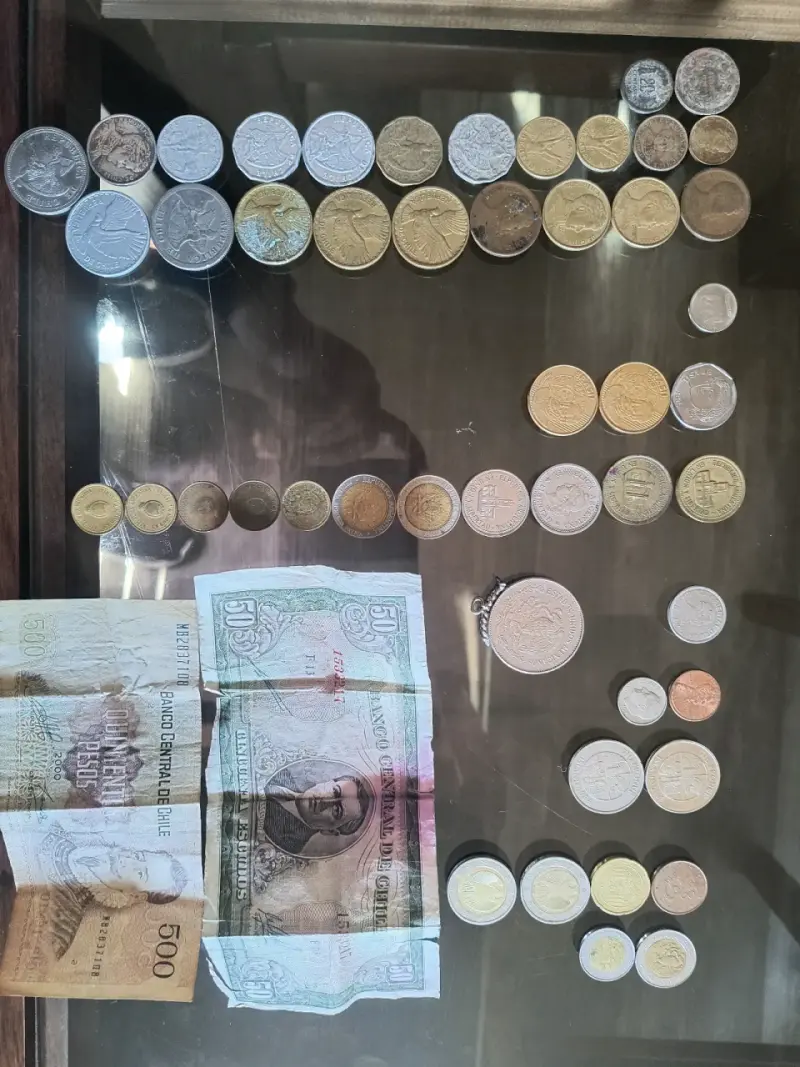 Colección de monedas antiguas