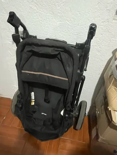 Coche para bebé negro - miniatura 5
